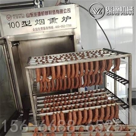 齐齐哈尔红肠熏蒸一体炉,红肠烟熏机器厂家 豆腐干机