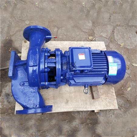 博泵ISG25-160型离心管道泵厂家立式清水泵 消防增压泵
