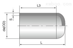 PVDF管帽 长口 对焊+IR+HDF熔接 PN10
