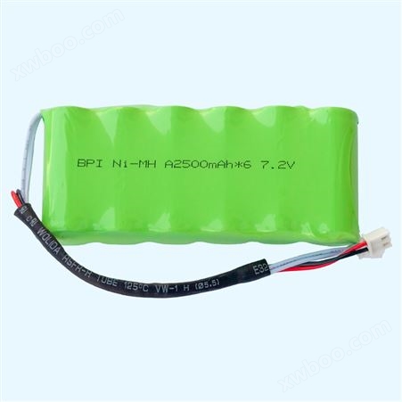 NI-MH镍氢电池组,A2500mAh 7.2V医疗设备电池,安全,循环寿命长,低内阻