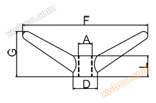 欧式羊角螺母标注