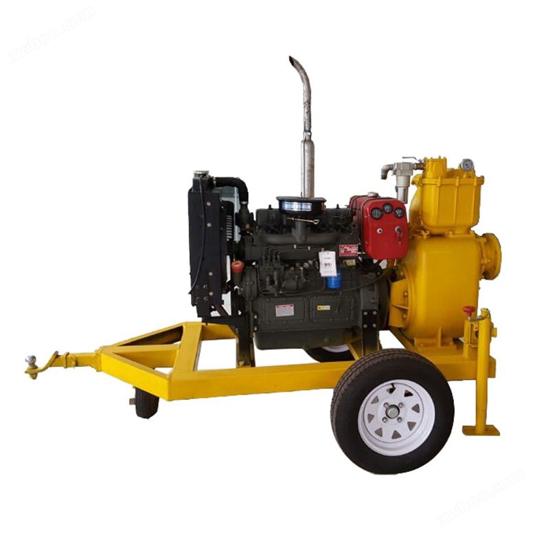 QZZSC拖车式强自吸双吸柴油机水泵(带真空装置)