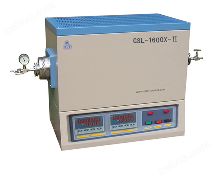 1600℃双温区高温真空管式炉GSL-1600X-Ⅱ