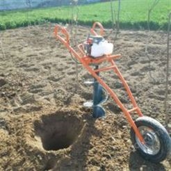 东营春季栽树挖坑机 二冲程汽油种树机 家庭用小型种树机