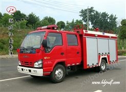 五十铃600P 3吨水罐消防车参数配置图片价格