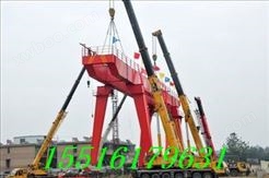 陕西延安门式起重机厂家（中原）生产MH型电动葫芦龙门吊