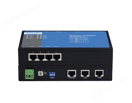 双网口4路RS-232/485/422串口服务器