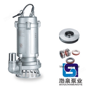 便携式不锈钢潜水泵WQ25-15-2.2S