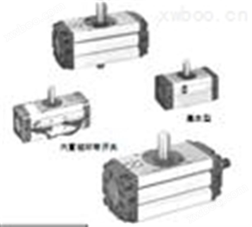 SMC齿轮齿条式摆动气缸CRA1系列（30-100）