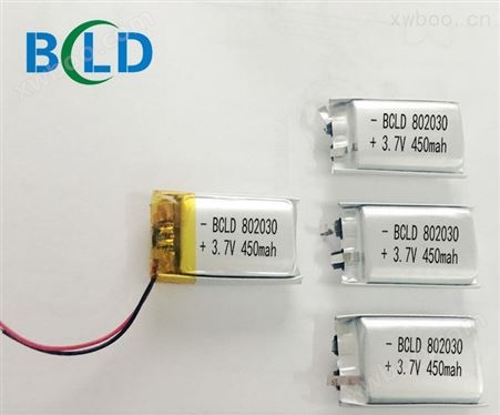 聚合物锂电池BCLD802030/450mah