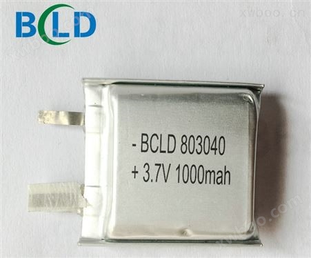 电动牙刷聚合物锂电池BCLD803040/1000mah
