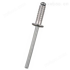 铝钢扁圆头沟槽型抽芯铆钉3.2-4.8 ASG