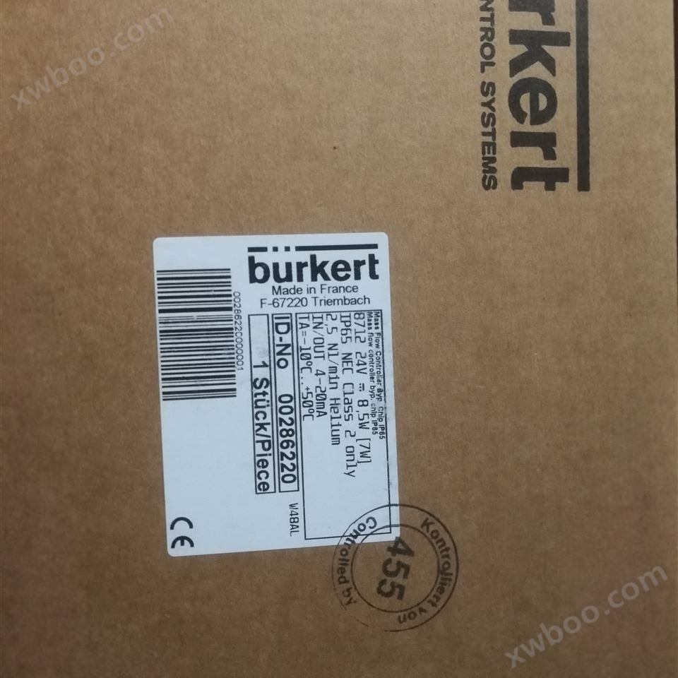 宝帝burkert8792-286220气体流量控制器