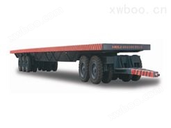 1-80吨平板拖车 平板拖车